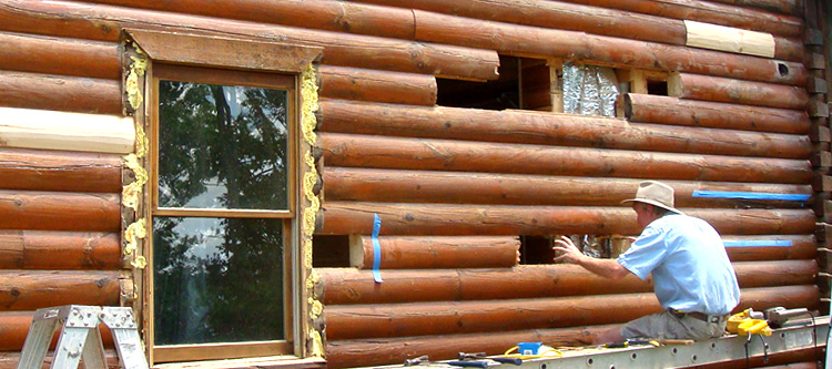 Log Home Repair Ashtabula County, Ohio